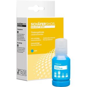 Schäfer Shop Select Tintenpatrone, ersetzt Canon GI-56C (4430C001), bis 14000 Seiten, Einzelpack, cyan Schäfer Shop Select Tintenpatrone, ersetzt Canon GI-56C (4430C001), bis 14000 Seiten, Einzelpack, cyan