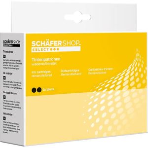 Schäfer Shop Select Tintenpatronen, ersetzt Canon PGI-525PGBK (4529B001), Doppelpack, schwarz-pigmentiert Schäfer Shop Select Tintenpatronen, ersetzt Canon PGI-525PGBK (4529B001), Doppelpack, schwarz-pigmentiert