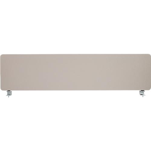 Schäfer Shop Select Tischtrennwand, Materialstärke 30 mm, B 1400 x H 387 mm, 100 % Post-Consumer-Recyclingpolyester, beige
