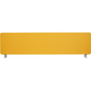 Schäfer Shop Select Tischtrennwand, Materialstärke 30 mm, B 2000 x H 387 mm, 100 % Post-Consumer-Recyclingpolyester, gelb Schäfer Shop Select Tischtrennwand, Materialstärke 30 mm, B 2000 x H 387 mm, 100 % Post-Consumer-Recyclingpolyester, gelb