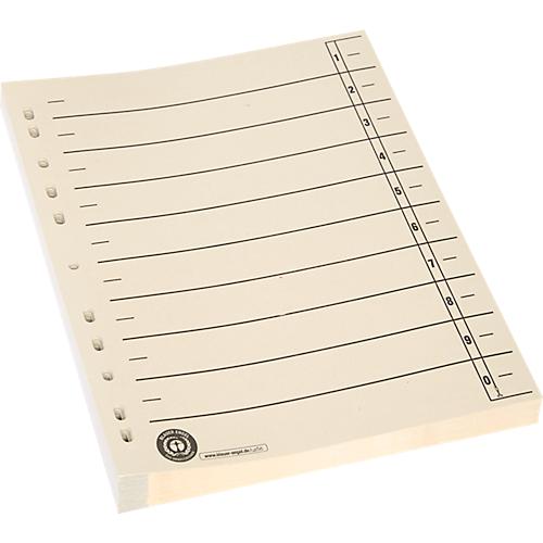 Schäfer Shop Select Trennblätter, DIN A4-Format, Linienaufdruck, 100 Stück, ohne Lochrand-Verstärkung