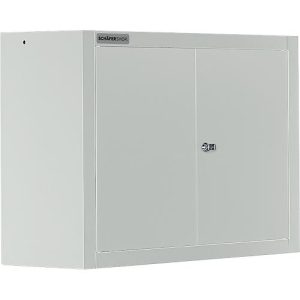 Schäfer Shop Select Wandschrank MS 750, zweitürig, mit Zwischenboden, B 750 x T 320 x H 600 mm, Stahl, lichtgrau/lichtgrau Schäfer Shop Select Wandschrank MS 750, zweitürig, mit Zwischenboden, B 750 x T 320 x H 600 mm, Stahl, lichtgrau/lichtgrau