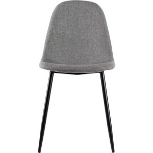 Schalenstuhl Paperflow, gepolstert, 100% Polyester, Stahlgestell, Sitzhöhe 480 mm, 2er-Set, schwarz/grau Schalenstuhl Paperflow, gepolstert, 100% Polyester, Stahlgestell, Sitzhöhe 480 mm, 2er-Set, schwarz/grau