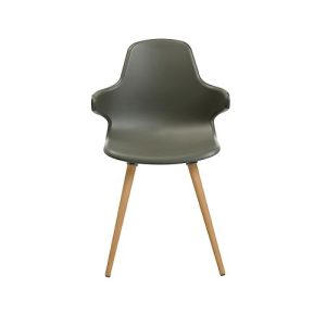 Schalenstuhl Topstar® T 2020, 4-Fuß, desinfektionsmittelbeständig, mit Armlehnen, grau/Buche Schalenstuhl Topstar® T 2020, 4-Fuß, desinfektionsmittelbeständig, mit Armlehnen, grau/Buche