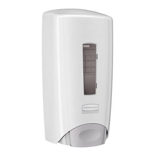 Schaumseifenspender Rubbermaid Flex, manuell, 1300 ml, L 99 x B 146 x H 298 mm, Kunststoff, weiß Schaumseifenspender Rubbermaid Flex, manuell, 1300 ml, L 99 x B 146 x H 298 mm, Kunststoff, weiß