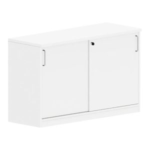 Schiebetüren-Ansatzschrank BEXXSTAR, 1,5 Ordnerhöhen, B 1200 x T 445 x H 740 mm, weiß Schiebetüren-Ansatzschrank BEXXSTAR, 1,5 Ordnerhöhen, B 1200 x T 445 x H 740 mm, weiß