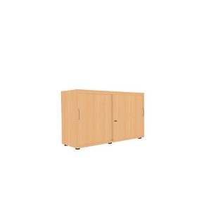 Schiebetürenschrank, B 1200 mm, 2 OH, Buche-Dekor Schiebetürenschrank, B 1200 mm, 2 OH, Buche-Dekor