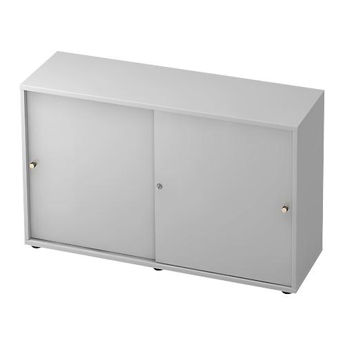 Schiebetürenschrank TOPAS LINE, 2 OH, lichtgrau/lichtgrau