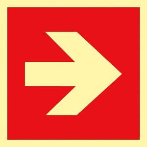 Schild Richtungspfeil, Folie Schild Richtungspfeil, Folie