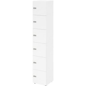 Schliessfachschrank 6OH Weiss,6xZS Schliessfachschrank 6OH Weiss,6xZS