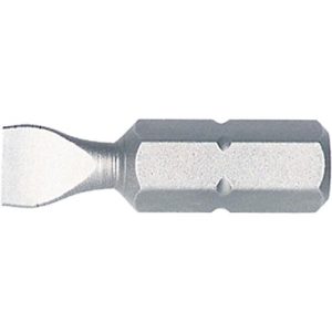 Schlitz-Bit WIHA, 5,5 x 0,8 mm, Antrieb 1/4 Zoll, C 6,3, L 25 mm Schlitz-Bit WIHA, 5,5 x 0,8 mm, Antrieb 1/4 Zoll, C 6,3, L 25 mm