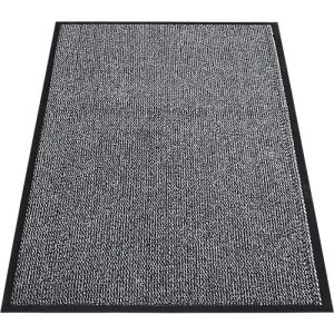 Schmutzfangmatte Eazycare Econ, für Innenbereiche, UV-resistent, melierte Oberfläche, rutschfester Vinylrücken, L 1800 x B 1200 mm, PP, anthrazit
