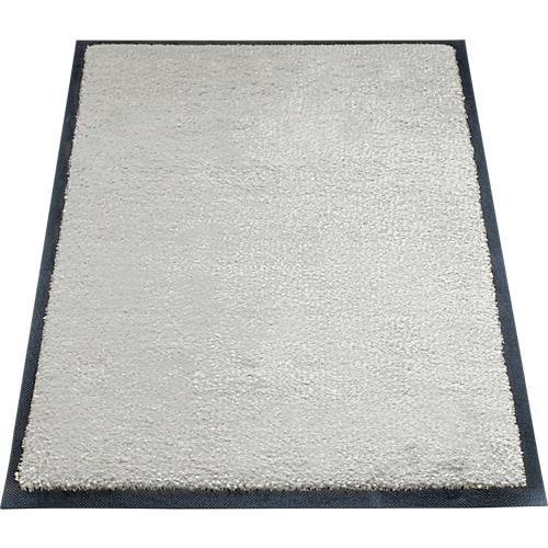 Schmutzfangmatte miltex Eazycare Style, eckig, antistatisch, UV-beständig, waschbar, High-Twist-Nylon & Niltrilgummi, 600 x 850 mm, achatgrau