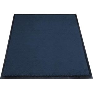 Schmutzfangmatte miltex Eazycare Style, eckig, antistatisch, UV-beständig, waschbar, High-Twist-Nylon & Niltrilgummi, 750 x 850 mm, stahlblau