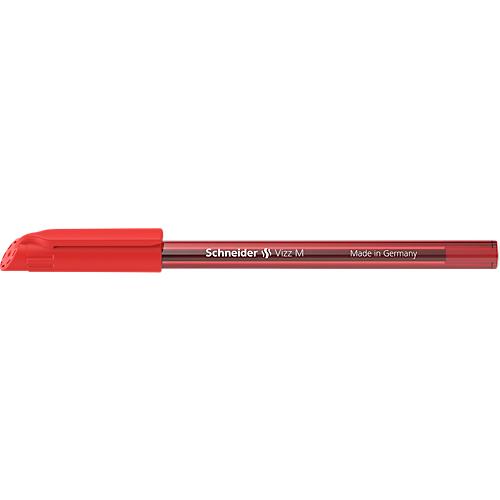 Schneider Kugelschreiber Vizz, Strichstärke M, Gelco®, 10 Stück, rot