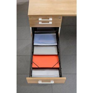 Schrägablage BARI, für Roll-/Anstellcontainer, für A4, verstellbar, 4 Stück Schrägablage BARI, für Roll-/Anstellcontainer, für A4, verstellbar, 4 Stück