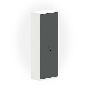 Schrank Neva. 5 OH, weiß/dunkelgrau Schrank Neva. 5 OH, weiß/dunkelgrau
