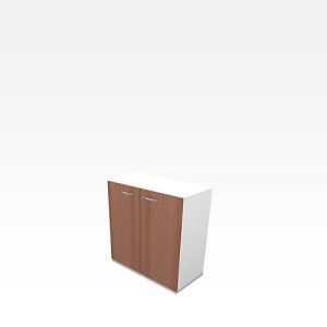 Schrank X-TIME WORK, 2 OH, 860 x 430 x 860 mm, Nuss Canaletto-Dekor/weiß Schrank X-TIME WORK, 2 OH, 860 x 430 x 860 mm, Nuss Canaletto-Dekor/weiß