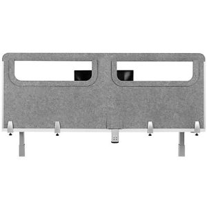 Schreibtisch-Akustik-Trennwand BE Safety Screen Rückwand, mit Acrylfenster, Dicke 10 mm, B 1200 x H 600 mm, hellgrau Schreibtisch-Akustik-Trennwand BE Safety Screen Rückwand, mit Acrylfenster, Dicke 10 mm, B 1200 x H 600 mm, hellgrau