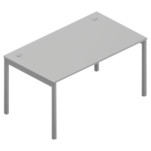 Schreibtisch ARLON-OFFICE, B 1400 x T 800 x H 730 mm, lichtgrau