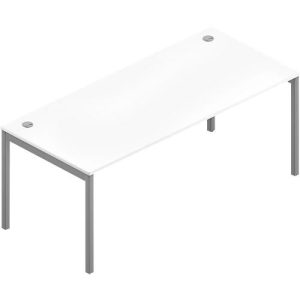 Schreibtisch ARLON-OFFICE, B 1800 x T 800 x H 730 mm, weiß Schreibtisch ARLON-OFFICE, B 1800 x T 800 x H 730 mm, weiß