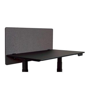 Schreibtisch-Trennwand Luxor, für Plattenstärke bis 40 mm, Klammerbefestigung, ca. 6 kg, B 1200 x T 20 x H 600 mm, recycelte Materialien, schiefergrau Schreibtisch-Trennwand Luxor, für Plattenstärke bis 40 mm, Klammerbefestigung, ca. 6 kg, B 1200 x T 20 x H 600 mm, recycelte Materialien, schiefergrau