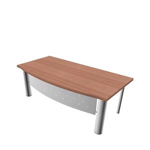 Schreibtisch X-TIME-WORK, 4-Fuß, Bogen, B 2000 x T 900 x H 740 mm, Nuss-Canaletto-Dekor/Weiß Schreibtisch X-TIME-WORK, 4-Fuß, Bogen, B 2000 x T 900 x H 740 mm, Nuss-Canaletto-Dekor/Weiß