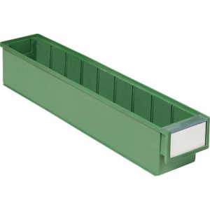 Schubladenbox TRESTON BiOX 5010, 2,4 l, temperatur- & chemiebeständig, Etikett & Schutzschild, B 92 x T 500 x H 82 mm, Biokunststoff, grün Schubladenbox TRESTON BiOX 5010, 2,4 l, temperatur- & chemiebeständig, Etikett & Schutzschild, B 92 x T 500 x H 82 mm, Biokunststoff, grün