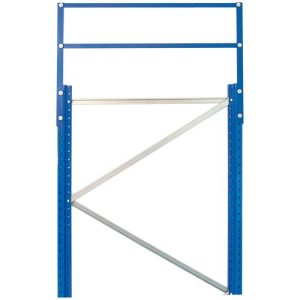 Schulte Lagertechnik Diagonalstrebe für Rahmenfachwerke S625-A18, L 1186 mm, für Rahmentiefe 1100 mm, verzinkt Schulte Lagertechnik Diagonalstrebe für Rahmenfachwerke S625-A18, L 1186 mm, für Rahmentiefe 1100 mm, verzinkt
