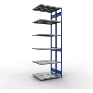 SCHULTE Lagertechnik Doppel-Anbauregal Stecksystem, MULTIPlus250, 3000x1000x(2×400) mm, 14 Böden, verzinkt SCHULTE Lagertechnik Doppel-Anbauregal Stecksystem, MULTIPlus250, 3000x1000x(2×400) mm, 14 Böden, verzinkt