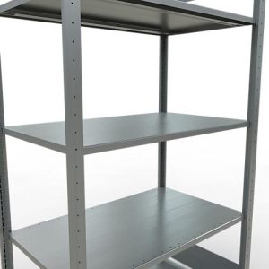 Schulte Lagertechnik Fachbodenregal MULTIplus150, Steck-Grundregal, B 1000 x T 600 x H 2000 mm, 5 Ebenen, bis 1300 kg, verzinkt Schulte Lagertechnik Fachbodenregal MULTIplus150, Steck-Grundregal, B 1000 x T 600 x H 2000 mm, 5 Ebenen, bis 1300 kg, verzinkt