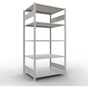 Schulte Lagertechnik Fachbodenregal MULTIplus150, Steck-Grundregal, B 1000 x T 800 x H 2000 mm, 5 Ebenen, bis 1300 kg, lichtgrau Schulte Lagertechnik Fachbodenregal MULTIplus150, Steck-Grundregal, B 1000 x T 800 x H 2000 mm, 5 Ebenen, bis 1300 kg, lichtgrau