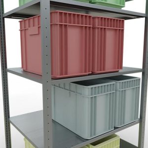 Schulte Lagertechnik Fachbodenregal MULTIplus150, Steck-Grundregal, B 1000 x T 800 x H 2000 mm, 5 Ebenen, bis 1300 kg, verzinkt Schulte Lagertechnik Fachbodenregal MULTIplus150, Steck-Grundregal, B 1000 x T 800 x H 2000 mm, 5 Ebenen, bis 1300 kg, verzinkt