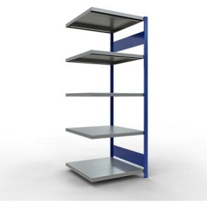 Schulte Lagertechnik Fachbodenregal-Stecksystem MULTIplus 250, Anbauregal, Längenriegel, 2000x750x800 mm, 5 Böden, enzianblau/verzinkt Schulte Lagertechnik Fachbodenregal-Stecksystem MULTIplus 250, Anbauregal, Längenriegel, 2000x750x800 mm, 5 Böden, enzianblau/verzinkt