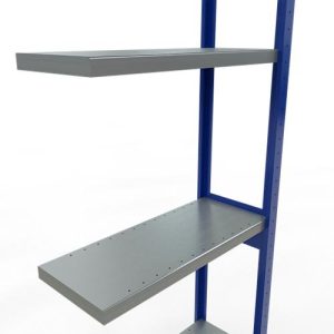 Schulte Lagertechnik Fachbodenregal-Stecksystem MULTIplus 250, Anbauregal, Längenriegel, 3000x750x300 mm, 7 Böden, enzianblau/verzinkt Schulte Lagertechnik Fachbodenregal-Stecksystem MULTIplus 250, Anbauregal, Längenriegel, 3000x750x300 mm, 7 Böden, enzianblau/verzinkt
