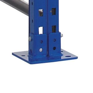 Schulte Lagertechnik Fußplatte für Stütze für Ständer S635-B20 und S645-B25, B 145 x T 200 mm, Stärke 8 mm Schulte Lagertechnik Fußplatte für Stütze für Ständer S635-B20 und S645-B25, B 145 x T 200 mm, Stärke 8 mm