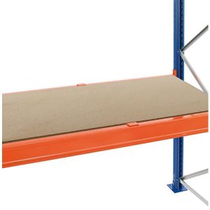 Schulte Lagertechnik Spanplatten-Ebene für Palettenregale, Stärke 38 mm, B 1350 x T 1100 mm, für Holmtiefe 50 mm, versenkt, inkl. Tiefenauflagen Schulte Lagertechnik Spanplatten-Ebene für Palettenregale, Stärke 38 mm, B 1350 x T 1100 mm, für Holmtiefe 50 mm, versenkt, inkl. Tiefenauflagen