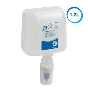 Scott® Handseife Control 6345, unparfümiert, 4 Flaschen á 1,2 Liter, farblos Scott® Handseife Control 6345, unparfümiert, 4 Flaschen á 1,2 Liter, farblos