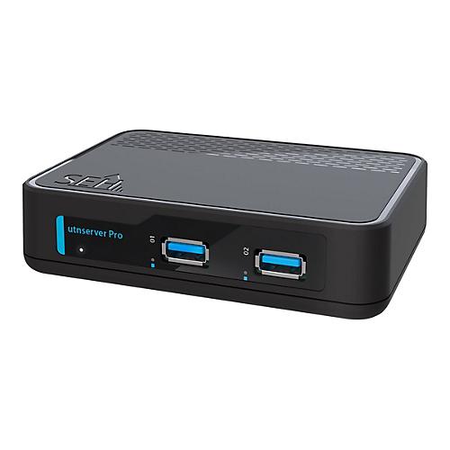 SEH utnserver Pro - Geräteserver - 2 Anschlüsse - 1GbE, USB 3.2 Gen 1
