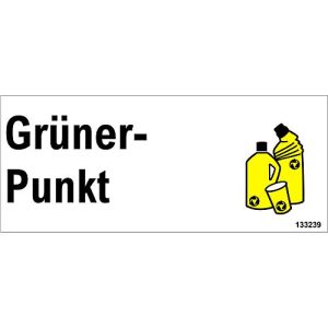 Selbstklebe-Etiketten ‚Grüner Punkt‘ Selbstklebe-Etiketten ‚Grüner Punkt‘