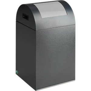 Selbstlöschende Wertstoff-Abfallsammler 40R, antiksilber/silber Selbstlöschende Wertstoff-Abfallsammler 40R, antiksilber/silber