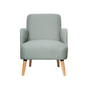 Sessel Paperflow Brooks, Massivholz, Retro-Design, gepolstert, Polyester-Bezug, grau Sessel Paperflow Brooks, Massivholz, Retro-Design, gepolstert, Polyester-Bezug, grau