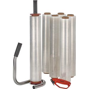 Set Stretchen, 6 Rollen Stretchfolie + 1 Handwickelgerät + 1 Folienschneider GRATIS Set Stretchen, 6 Rollen Stretchfolie + 1 Handwickelgerät + 1 Folienschneider GRATIS
