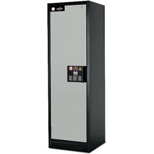 Sicherheitsschrank Typ 90 Asecos Q-CLASSIC-90 asecos, B 600 mm, Tür links, 3 Böden, lichtgrau Sicherheitsschrank Typ 90 Asecos Q-CLASSIC-90 asecos, B 600 mm, Tür links, 3 Böden, lichtgrau