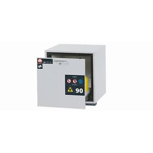 Sicherheitsunterbauschrank Typ 90 asecos UB-S-90, Schublade, Front Lichtgrau, B 593 x T 574 x H 600 mm Sicherheitsunterbauschrank Typ 90 asecos UB-S-90, Schublade, Front Lichtgrau, B 593 x T 574 x H 600 mm