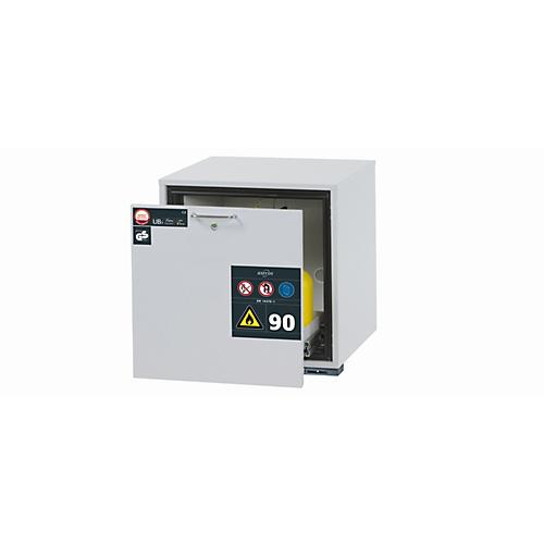 Sicherheitsunterbauschrank Typ 90 asecos UB-S-90, Schublade, Front Lichtgrau, B 593 x T 574 x H 600 mm