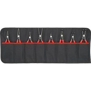 Sicherungsringzangensatz Version 2 8-tlg.in Rolltasche 10-60mm KNIPEX Sicherungsringzangensatz Version 2 8-tlg.in Rolltasche 10-60mm KNIPEX