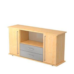 Sideboard mit 2 Schubladen, Ahorn Sideboard mit 2 Schubladen, Ahorn