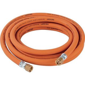 SIEVERT Propangasschlauch 5×6,3mm, G3/8′ LH Anschlüsse, Hochdruck L 5m, frostresistent bis -30°C SIEVERT Propangasschlauch 5×6,3mm, G3/8′ LH Anschlüsse, Hochdruck L 5m, frostresistent bis -30°C