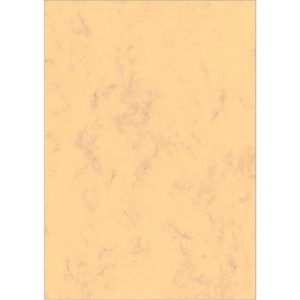 Sigel Mamor-Papier, DIN A4, 200 g/m², 50 Blatt, FSC Mix Credit, sandbraun